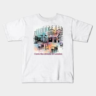 I love the streets of London Kids T-Shirt